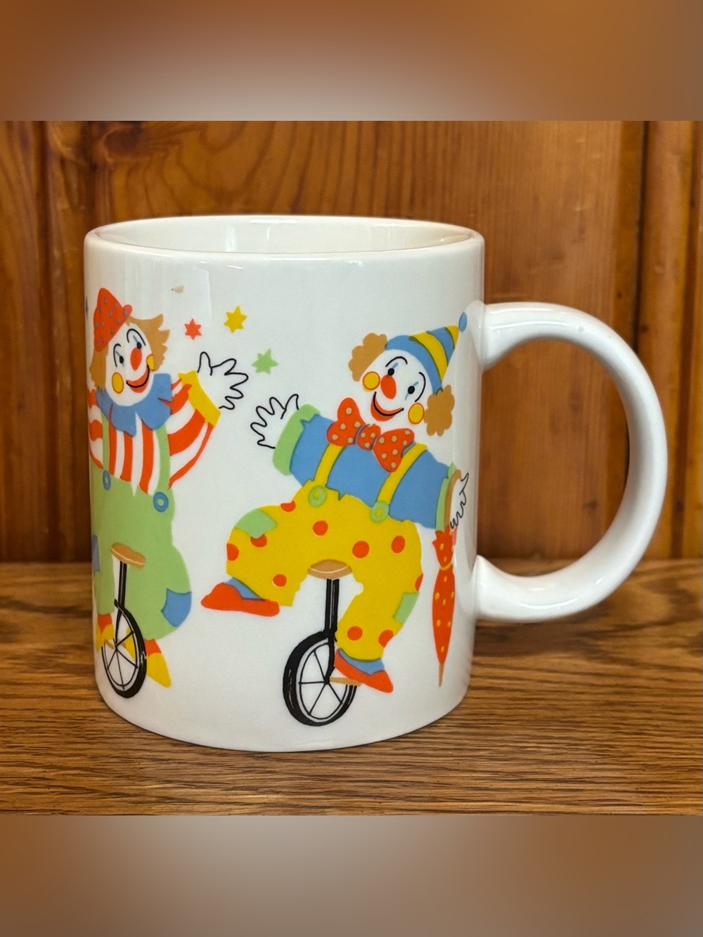 Vintage Studio Nova Clowning Around Ceramic Mug